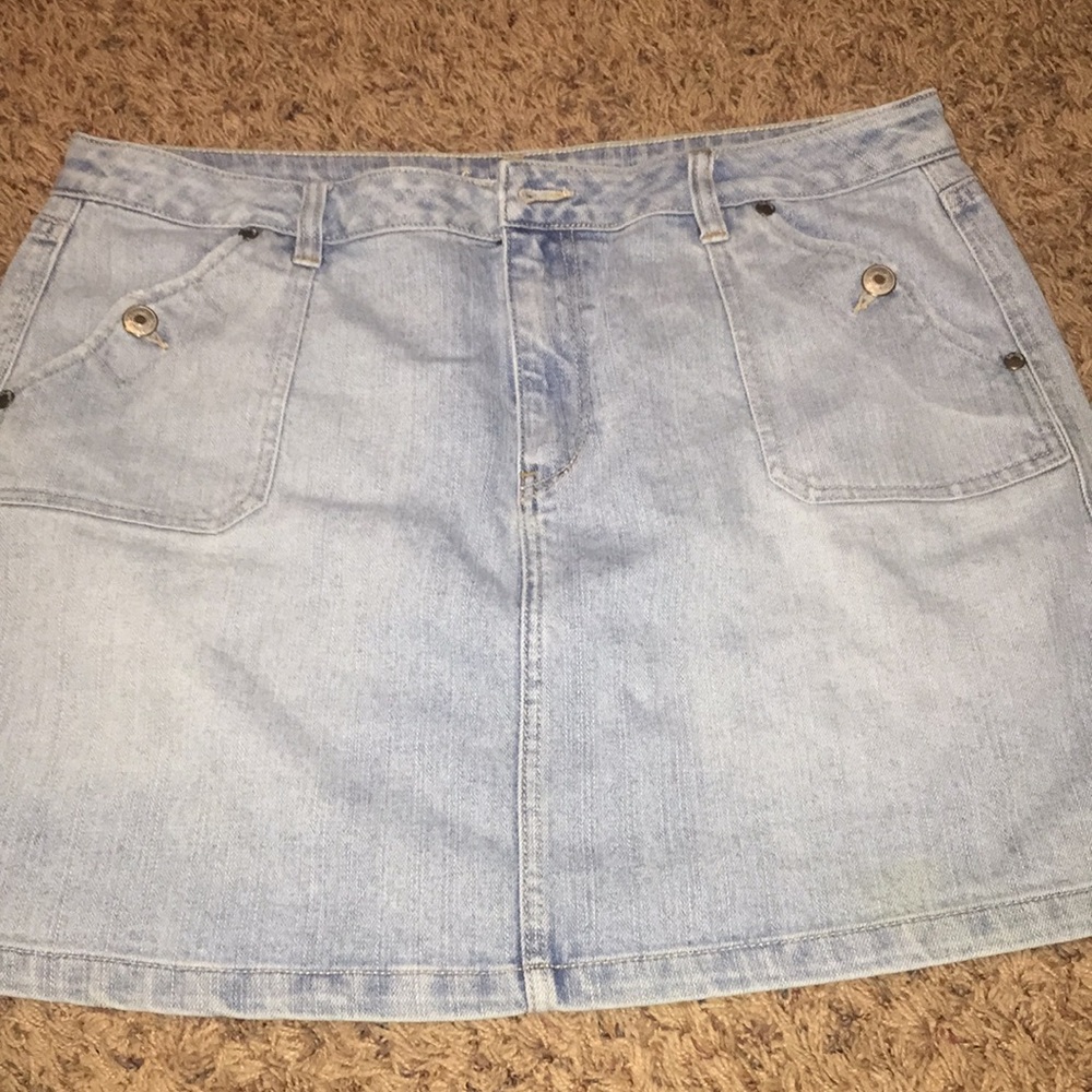jean skirt